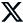 X LOGO 23 X 23